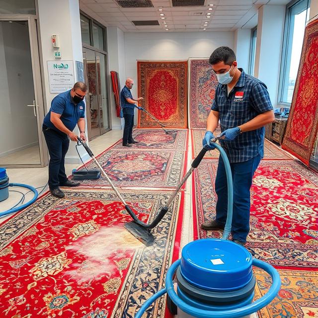 قالیشویی ناب شستشوی فرش با شوینده‌های درجه‌ یک خارجی در غرب تهران جنت‌آباد شمالی