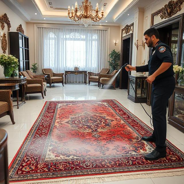 قالیشویی ناب شستن فرش با مواد نانو در شمال تهران ظفر