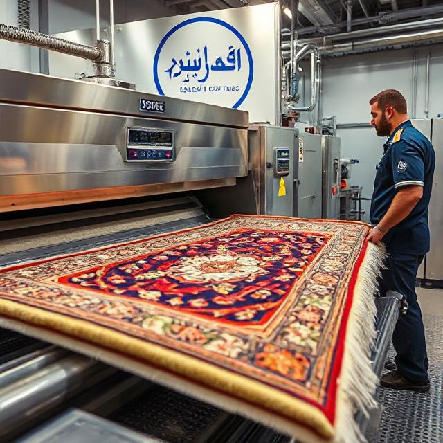قالیشویی ناب شست‌وشوی فرش با دستگاه در غرب تهران شهر زیبا