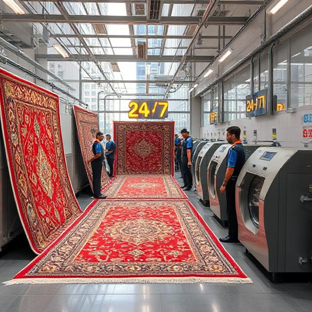 قالیشویی ناب قالیشویی شبانه‌روزی و تمام‌وقت در غرب تهران اکباتان